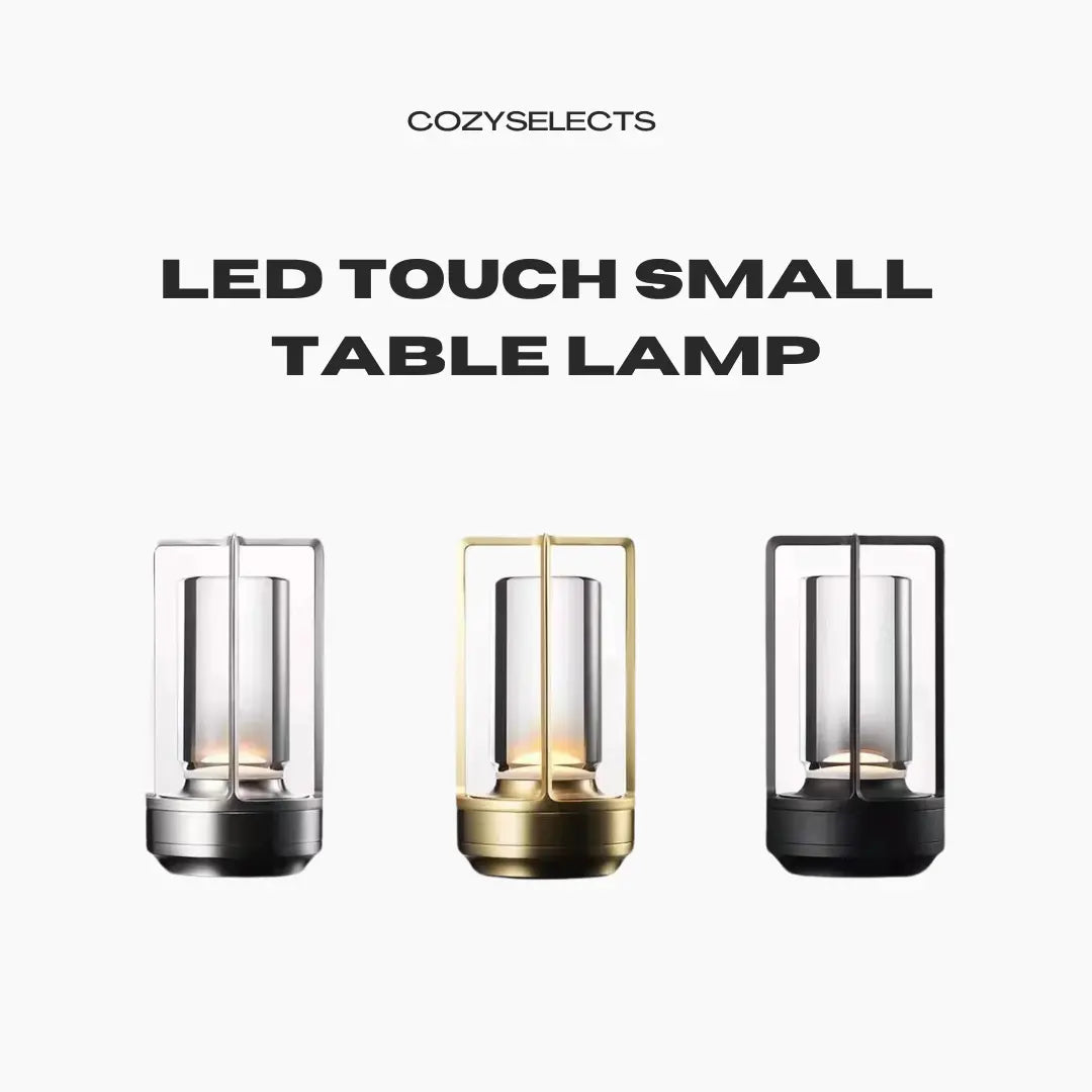 LED Touch Small Table Lamp - Best Bedside Lamp for Modern Desk Lighting CozySelects