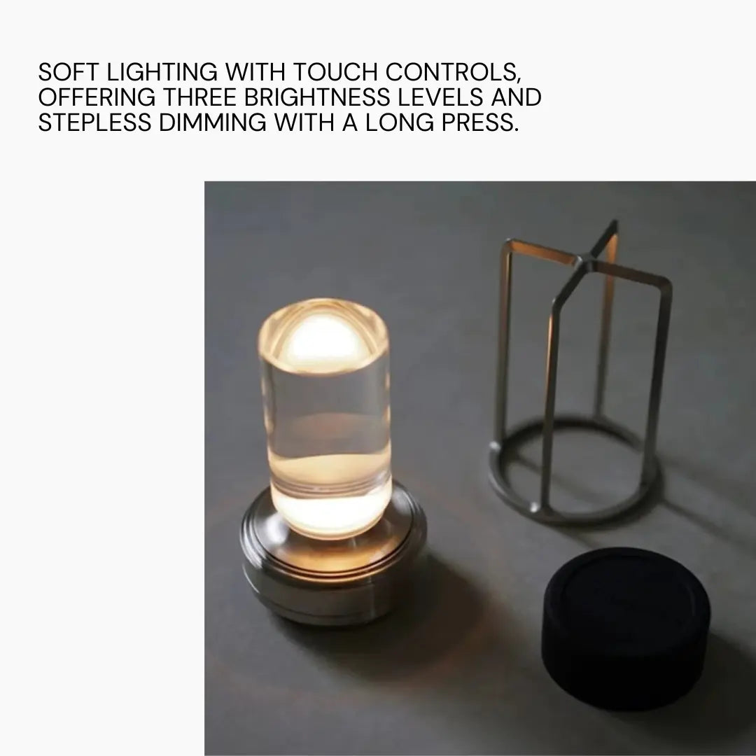 LED Touch Small Table Lamp - Best Bedside Lamp for Modern Desk Lighting CozySelects