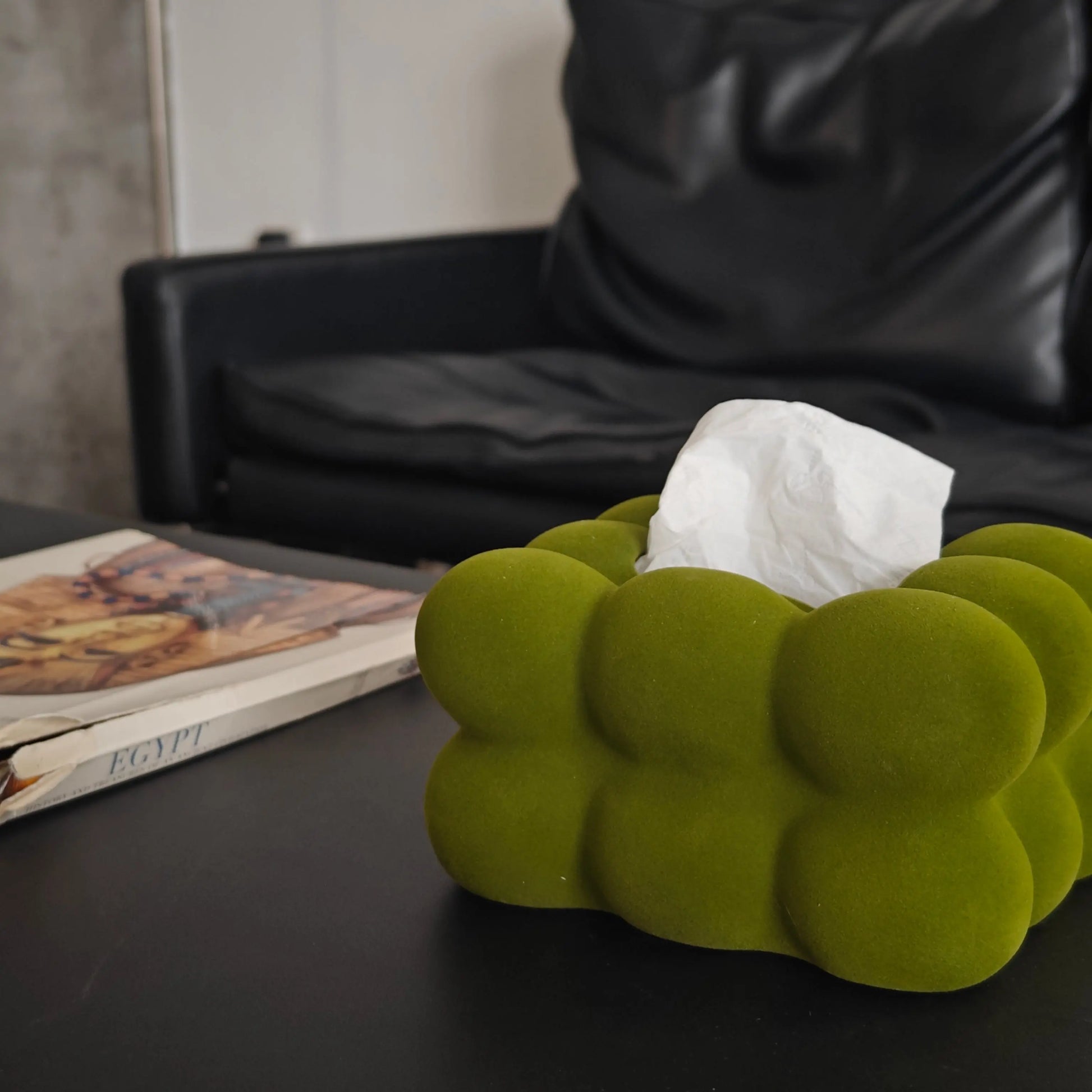 Ceramic Velvet Tissue Box Cover - Premium Design and Versatile Tissue Box CozySelects